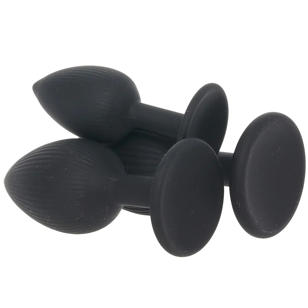 Renegade Triple Ace Silicone Butt Plug Kit – Vancouver — discreet 1–2 hour delivery – close-up view