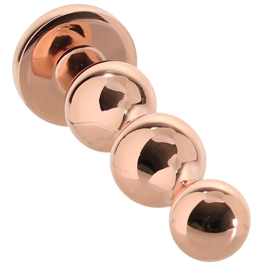 Gender X Gold Digger Beaded Plug - L – Vancouver adult boutique – features