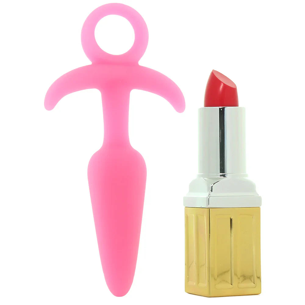 Firefly Small Prince Butt Plug in Glowing Pink – Heaven Boutique Vancouver – side view