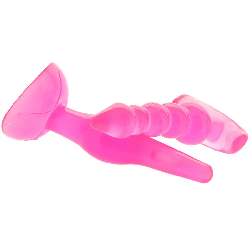 Pink Elite Supreme Anal Play Kit – Heaven Boutique Vancouver – side view