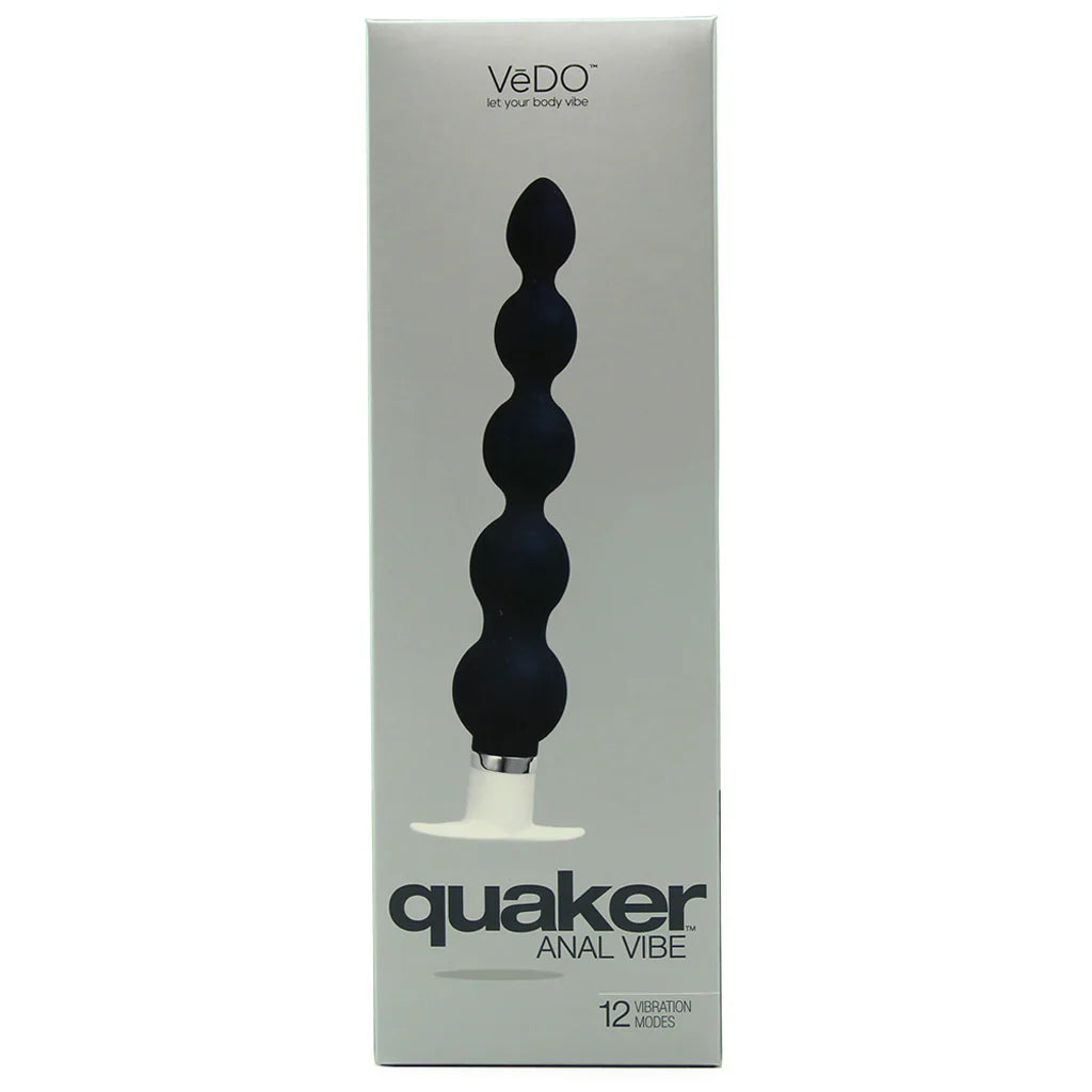 Quaker Anal Vibe in Just Black — delivered in Vancouver in 1–2 hours | Heaven Boutique