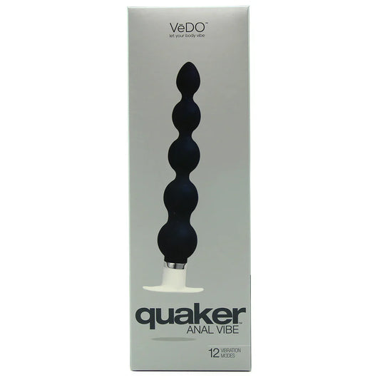 Quaker Anal Vibe in Just Black — delivered in Vancouver in 1–2 hours | Heaven Boutique
