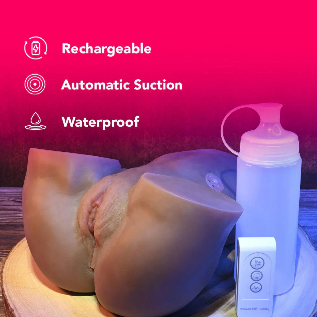 Rear Beauty Sucking & Vibrating Masturbator in Dark Vancouver – product detail
