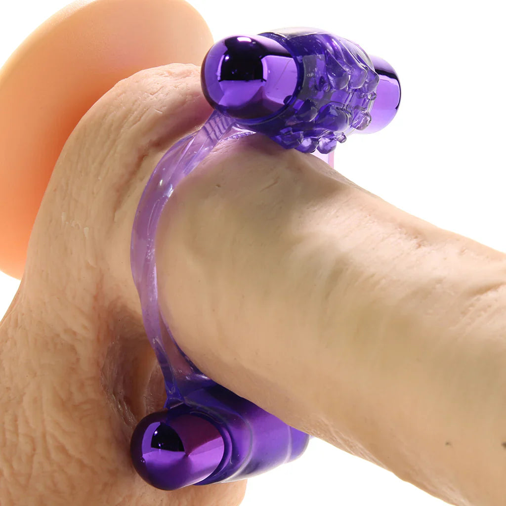 Duo-Vibrating Super Ring in Purple – Vancouver adult boutique – features