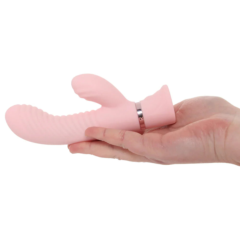 Loveline Mystique Ribbed Mini Rabbit Vibe – Heaven Boutique Vancouver – side view
