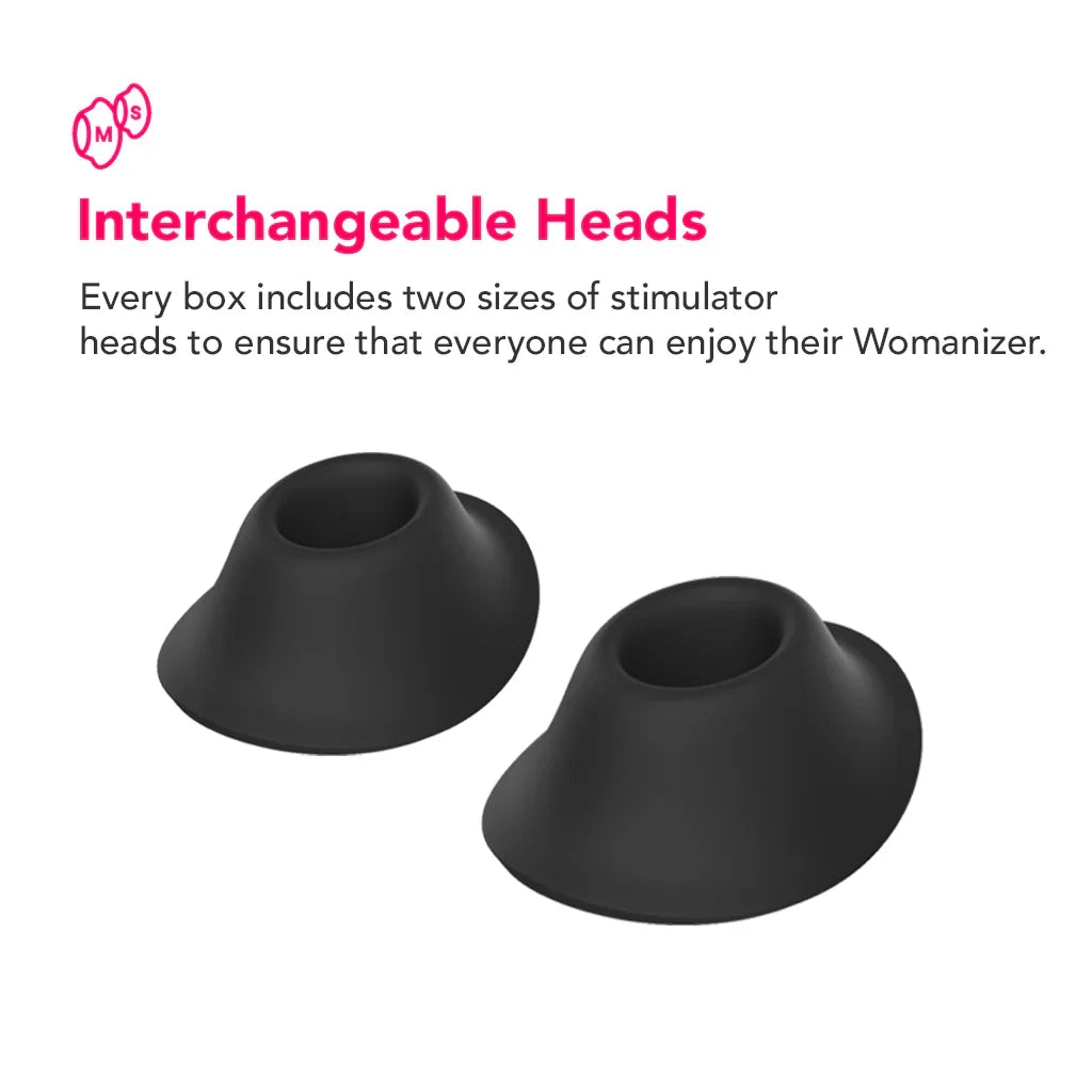 Womanizer Classic 2 Pleasure Air Stimulator in Black – Heaven Boutique Vancouver – side view