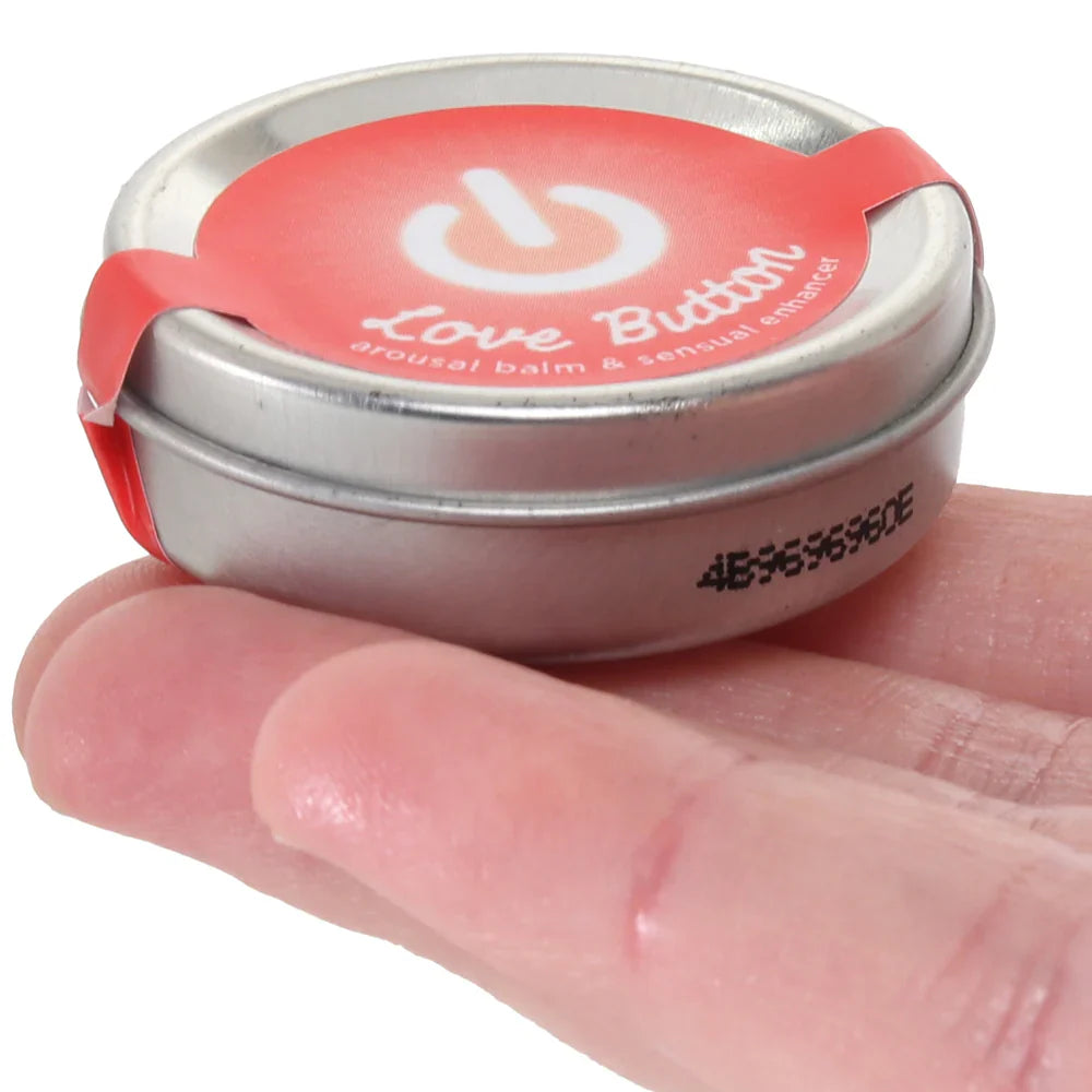 Love Button Arousal Balm in .3oz/8.5g – Heaven Boutique Vancouver – side view