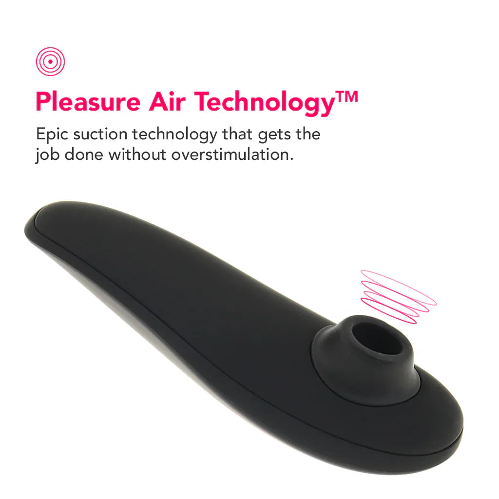 Womanizer Classic 2 Pleasure Air Stimulator in Black – Heaven Boutique Vancouver – additional angle