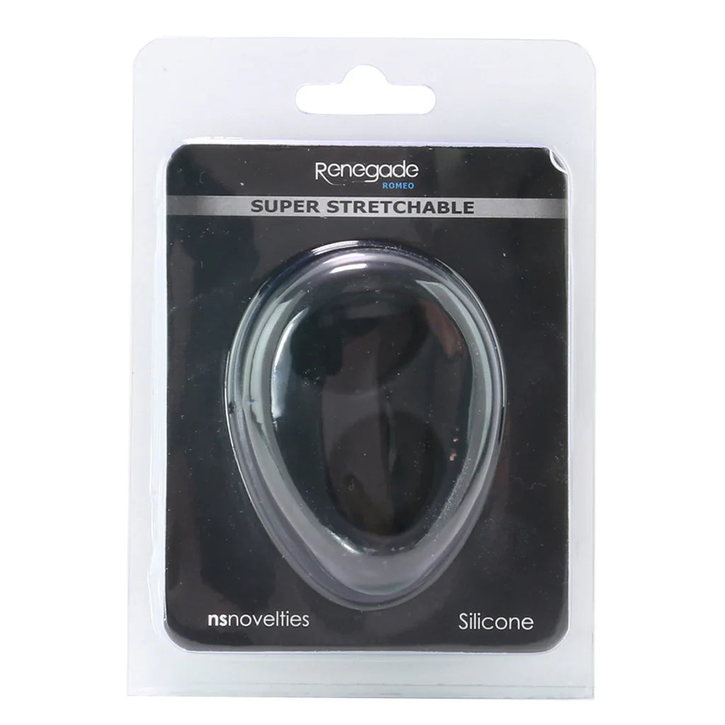 Renegade Romeo Soft Silicone Dual Ring in Black — delivered in Vancouver in 1–2 hours | Heaven Boutique