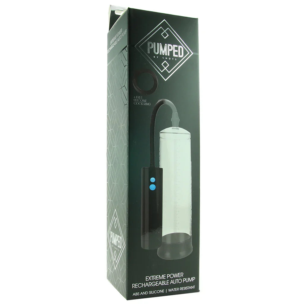 Pumped Extreme Power Rechargeable Auto Pump in Clear — delivered in Vancouver in 1–2 hours | Heaven Boutique