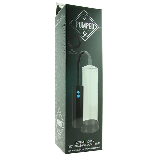 Pumped Extreme Power Rechargeable Auto Pump in Clear — delivered in Vancouver in 1–2 hours | Heaven Boutique