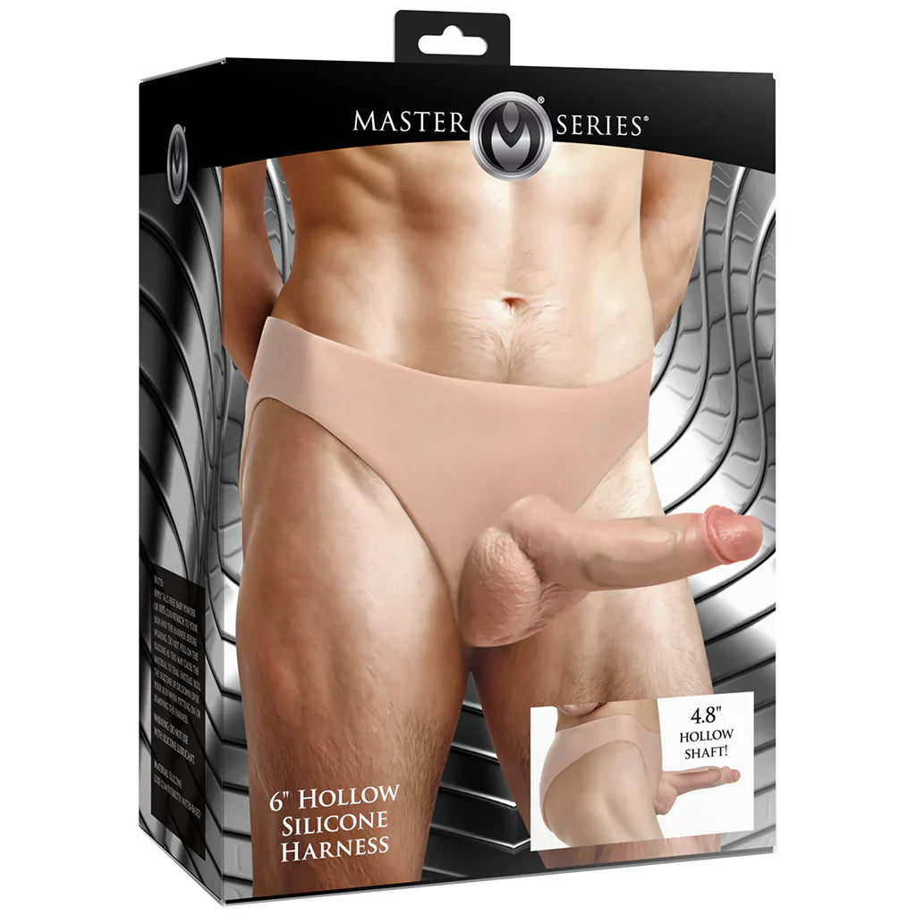 Master Series 6 Inch Hollow Silicone Harness — delivered in Vancouver in 1–2 hours | Heaven Boutique