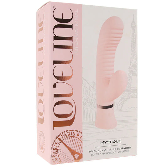 Loveline Mystique Ribbed Mini Rabbit Vibe — delivered in Vancouver in 1–2 hours | Heaven Boutique