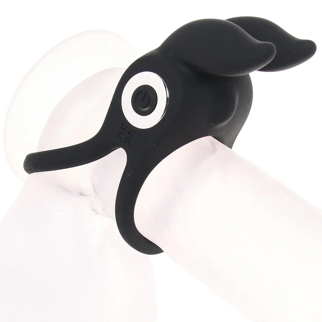 Enhancer Vibrating Rabbit Cock Ring – Vancouver adult shop – in use view