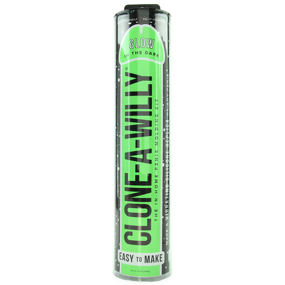 Clone-A-Willy Vibrator Kit in Glow in the Dark – Vancouver — discreet 1–2 hour delivery – close-up view