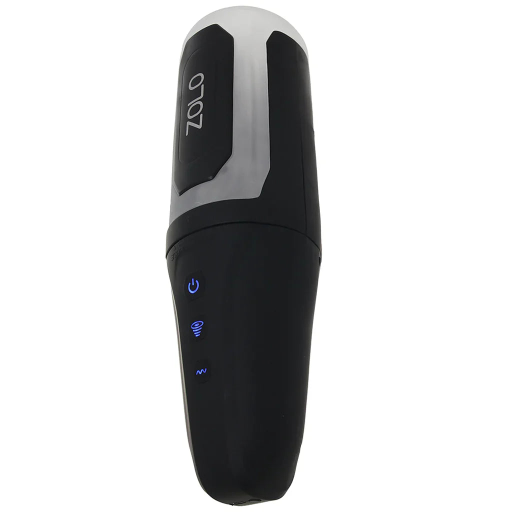 Zolo Suck and Squeeze Vibrating Blowjob Massager – Heaven Boutique Vancouver – side view