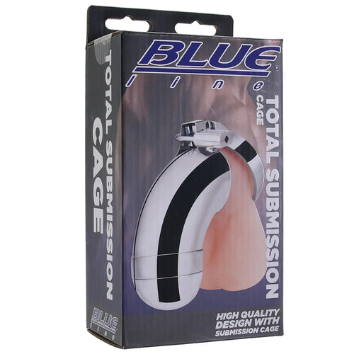 Blue Line Total Submission Cock Cage — delivered in Vancouver in 1–2 hours | Heaven Boutique