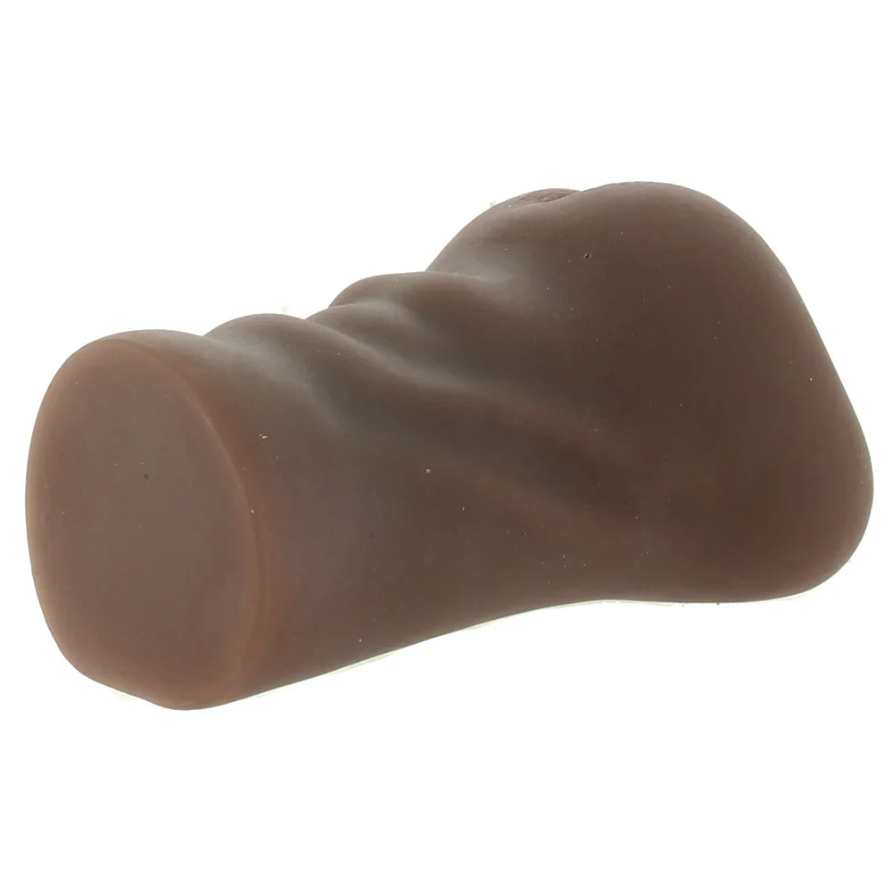 Stroke It Anatomical Pussy Stroker in Brown – Vancouver — discreet 1–2 hour delivery – close-up view